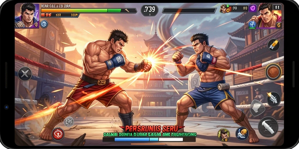 Tampilan seru gameplay Fighting di 2739 penuh aksi.