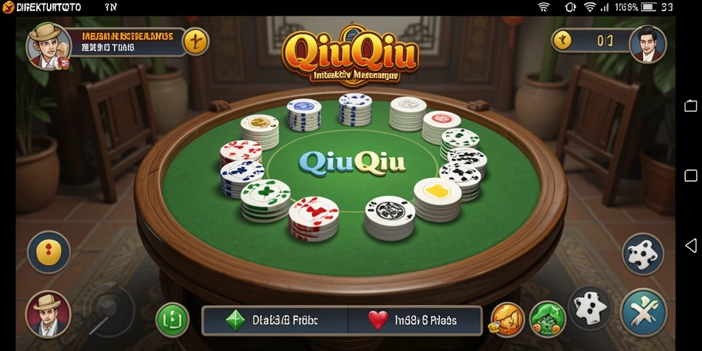 Screenshot gameplay QiuQiu dari DIREKTURTOTO yang seru.