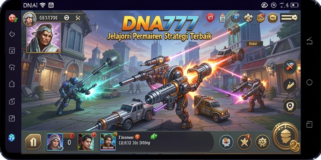 Tampilan gameplay menarik dalam <strong>DNA777</strong> dengan strategi pertempuran yang mendalam.