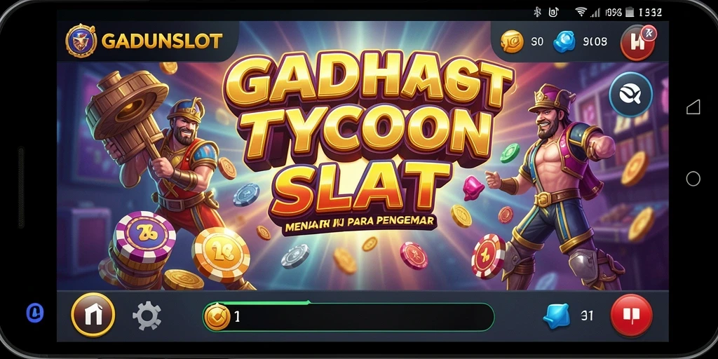 Tampilan gameplay GADUNSLOT yang seru dan penuh warna.