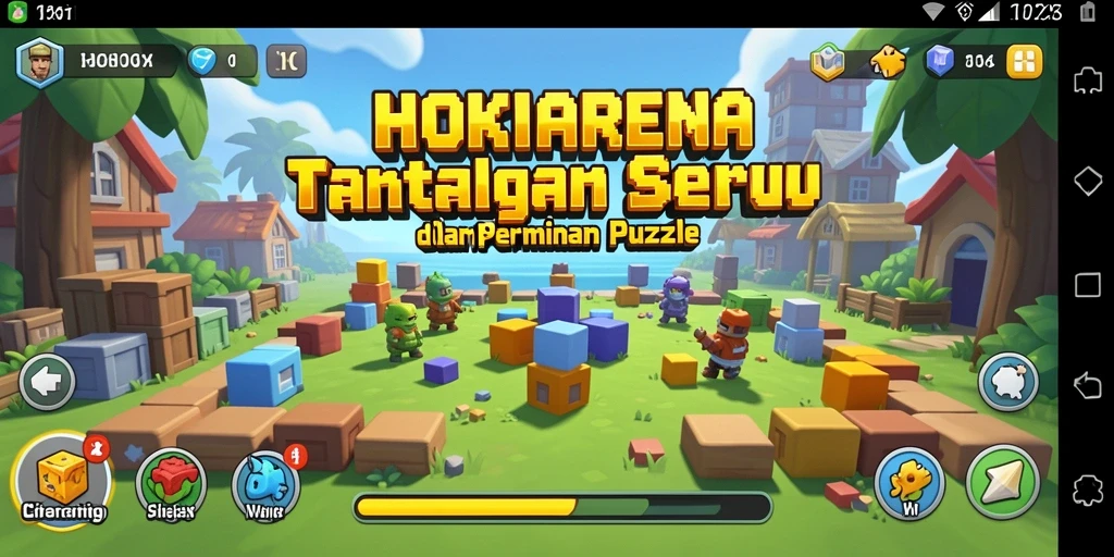 Gameplay HOKIARENA yang seru dan penuh warna.
