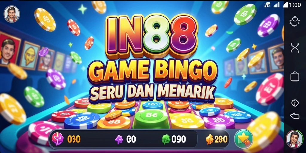 Tangkapan layar gameplay menarik dari IN88 yang menampilkan suasana bingo.
