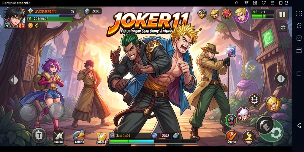 Tampilan gameplay <strong>JOKER11</strong> yang menarik dan penuh warna.