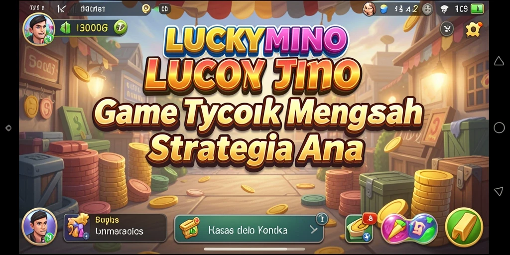 Tampilan gameplay LUCKYMINO yang menarik dan mendebarkan.