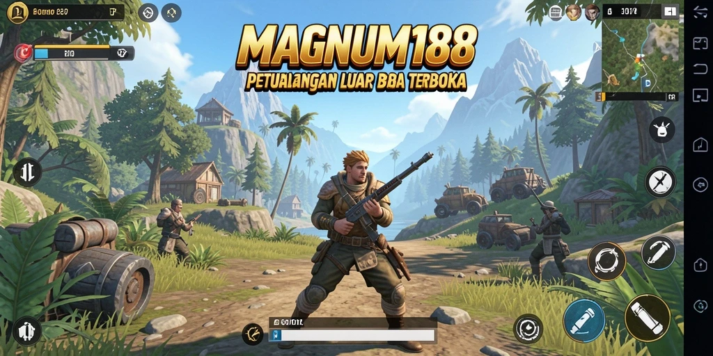 Tampilan gameplay terbuka yang menarik dari MAGNUM188.