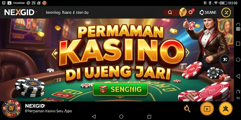 Tampilan gameplay seru dari NEXGID yang memikat pemain.