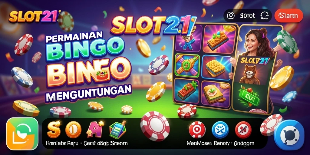 Tampilan menarik dari gameplay SLOT21 yang penuh warna dan seru.