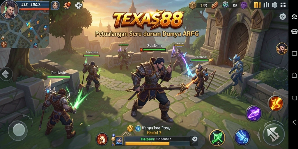 Tampilan gameplay menawan dari TEXAS88 yang penuh aksi dan petualangan.