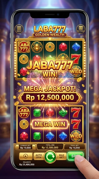 Tampilan awal dari aplikasi laba777 yang user-friendly.